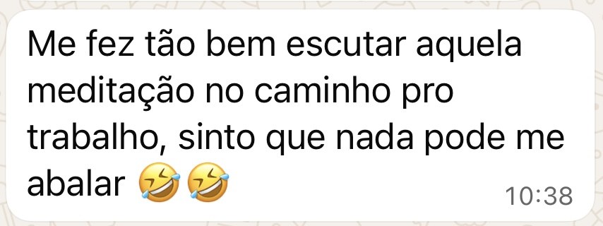 Mensagem de uma assinante sobre as meditações Navegue-se